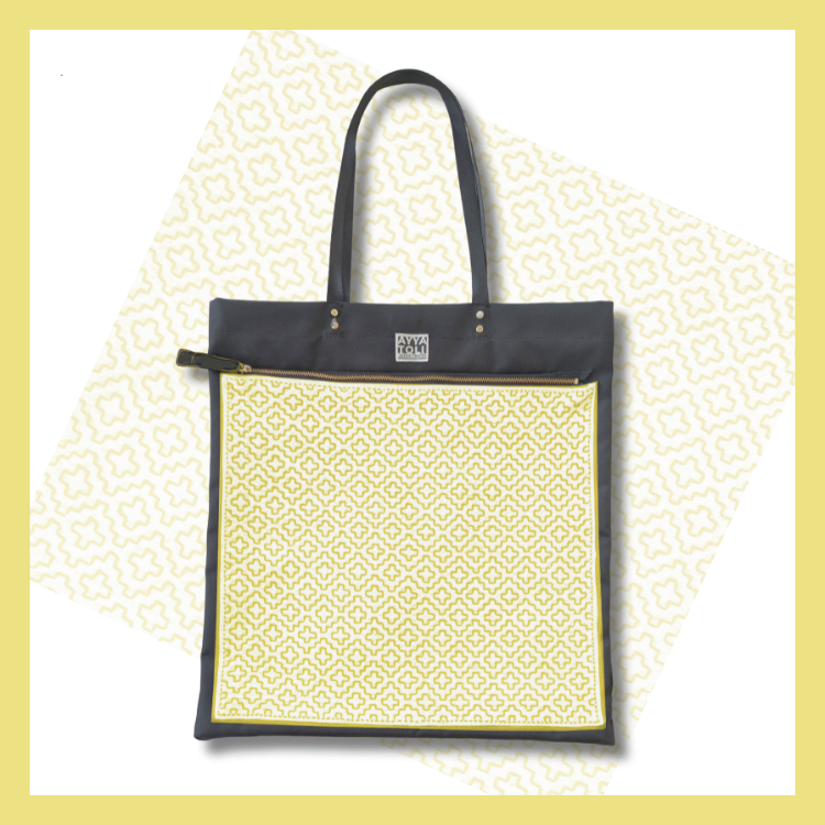 【受注生産】SASHIKO Square Bag Orange