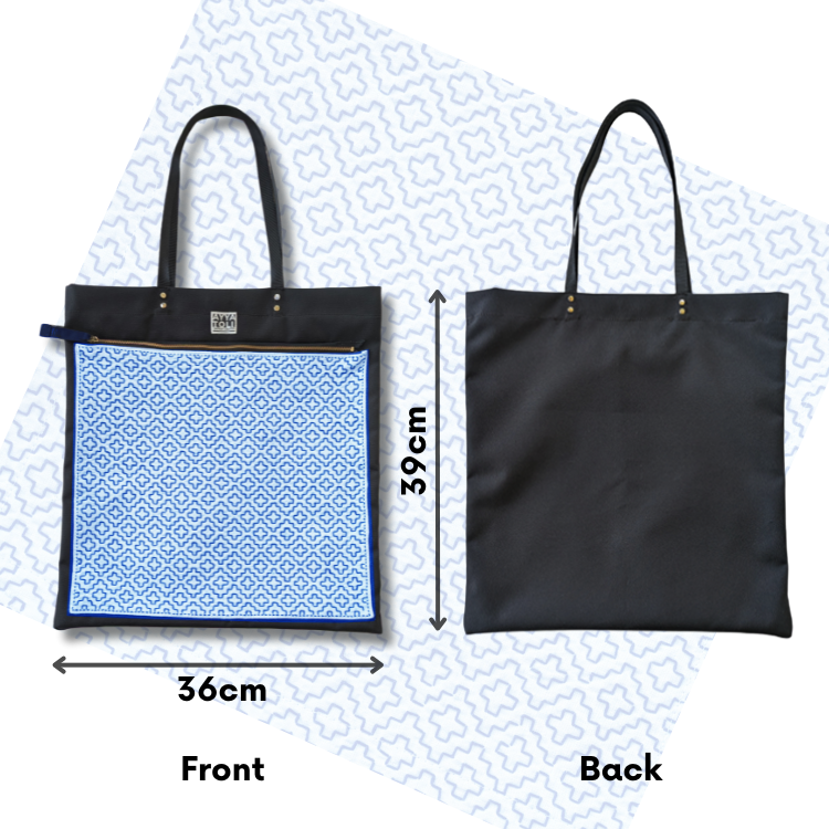 【受注生産】SASHIKO Square Bag Orange